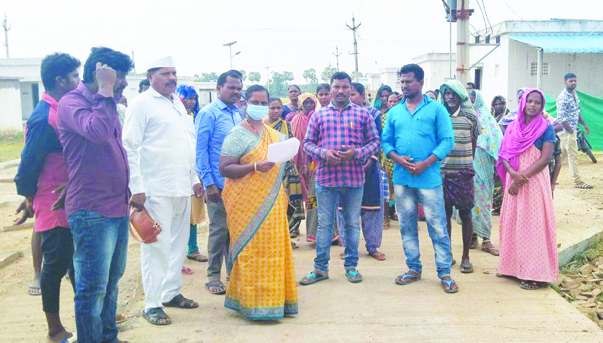 పునరావాస కాలనీల్లో వసతుల కల్పనకు కృషి