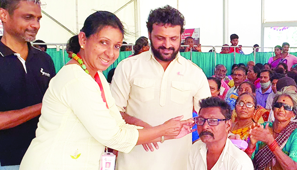 బ్రాండిక్స్‌ ఆధ్వర్యాన 510 మందికి కంటి పరీక్షలు