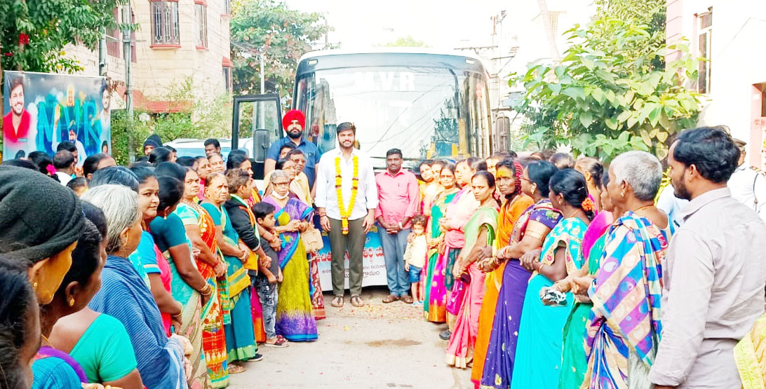  తీర్థయాత్రలకు ఎంవిఆర్‌ ట్రస్ట్‌ బస్సులు