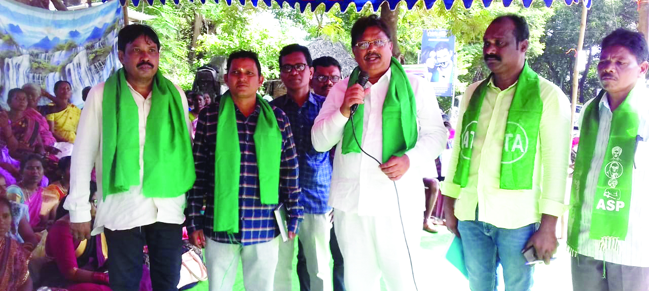 ఏజెన్సీ ఉద్యోగ నియామక చట్టం కోసం కృషి చేస్తా