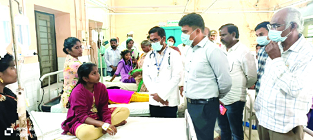 హాస్టల్‌ విద్యార్థినులకు అస్వస్థత