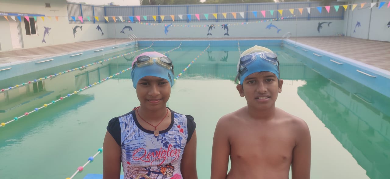 ఈత పోటీలలో జగ్గయ్యపేట బాలల ప్రతిభ