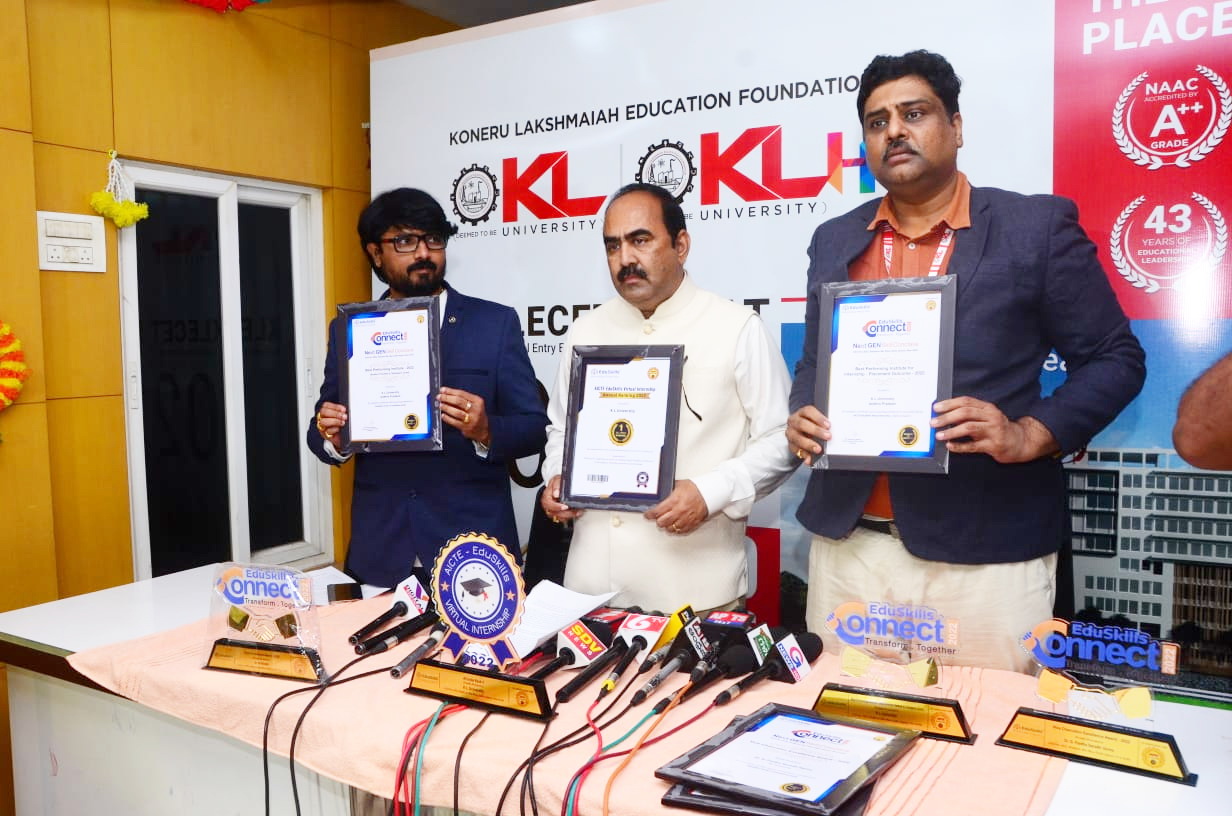 కెఎల్‌ వర్సిటీకి జాతీయస్థాయిలో మొదటి ర్యాంకు