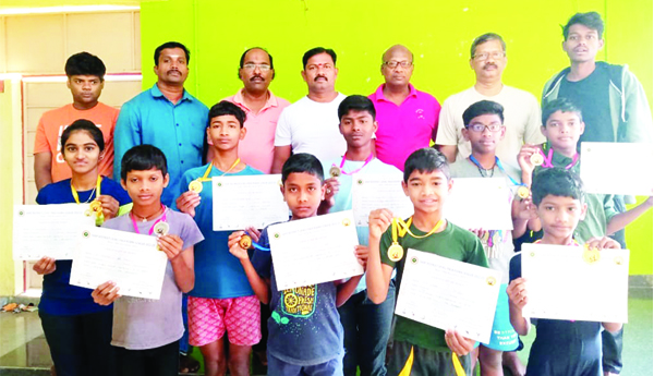 రాష్ట్రస్థాయి యోగా పోటీలకు విద్యార్థుల ఎంపిక