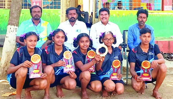 రాష్ట్రస్థాయి క్రీడా పోటీలకు విద్యార్థుల ఎంపిక