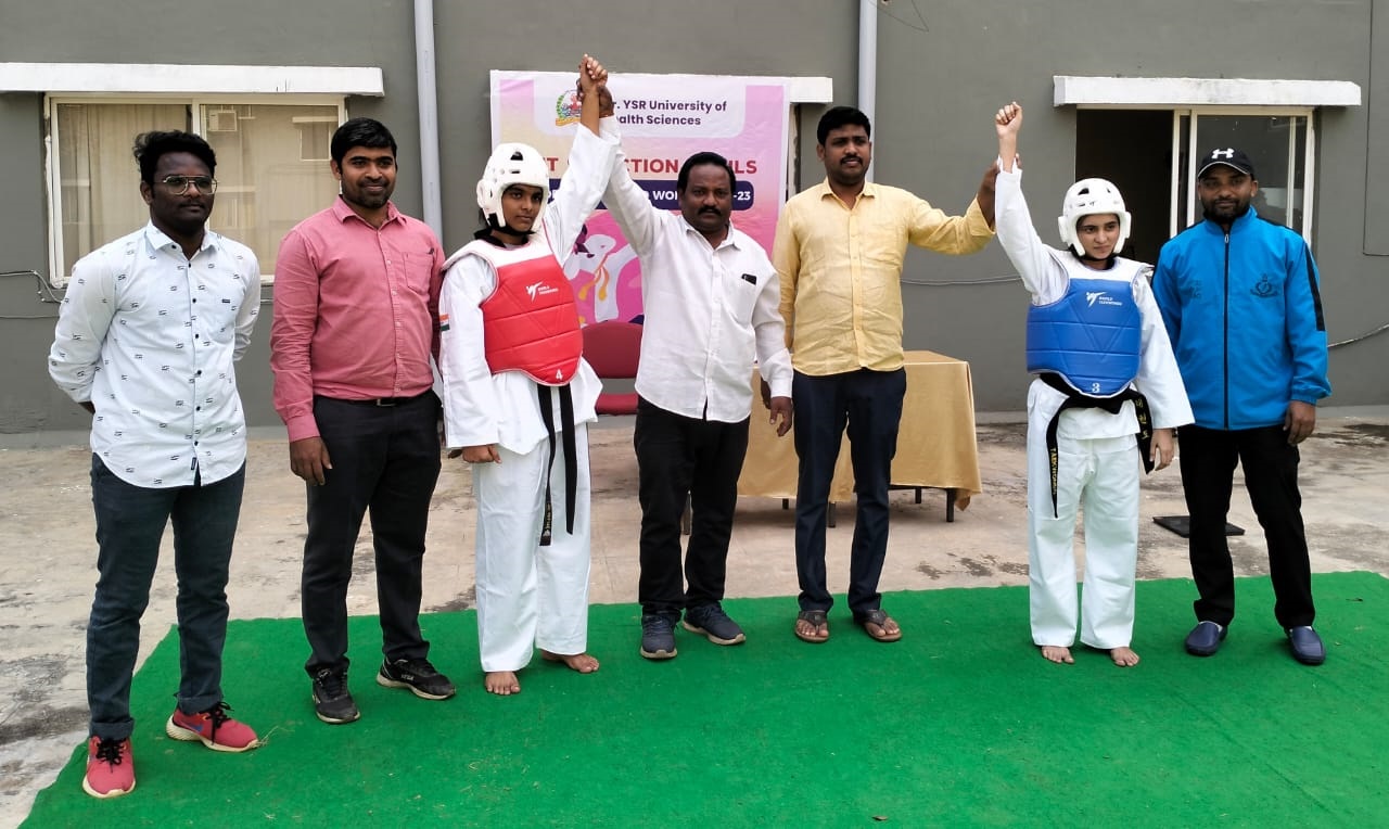 త్తైక్వాండో ఛాంపియన్‌షిప్‌ పోటీల్లో అనిల్‌ నీరుకొండ దంత వైద్య విద్యార్థుల ప్రతిభ