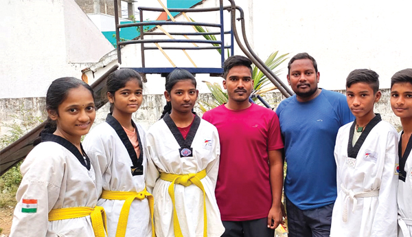 రాష్ట్ర స్థాయి తైక్వాండో పోటీలకు ఎంపిక