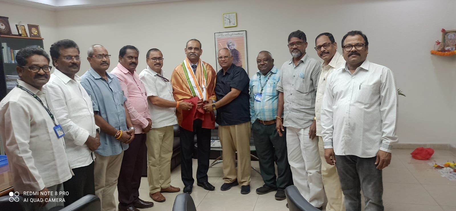 ఉక్కు డైరెక్టర్‌ ప్రాజెక్ట్స్‌)కు సత్కారం