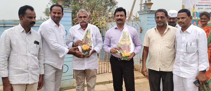 మహీధర్‌రెడ్డికి స్వాగతం 