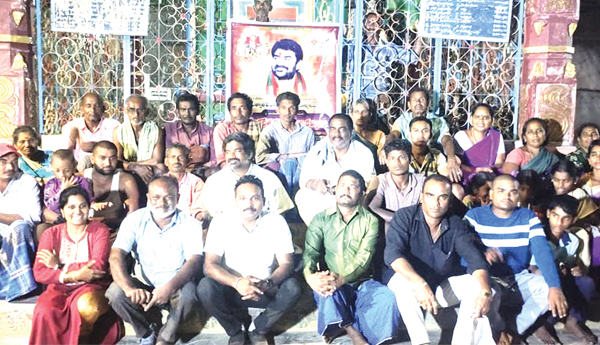 ఆలయ నిర్మాణానికి ఎంవిఆర్‌ చేయూత