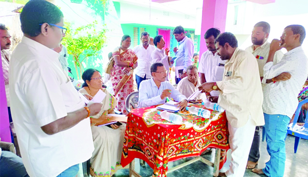 ఎన్‌ఎఒబి నిర్వాసిత గ్రామాల్లో ఆర్‌డిఒ సర్వే