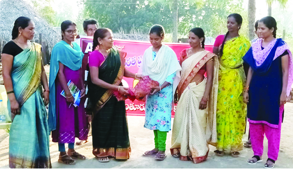 ఐద్వా ఆధ్వర్యాన ముగ్గుల పోటీలు