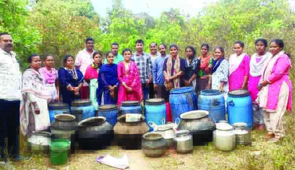  నాటు సారా స్థావరాలపై దాడులు