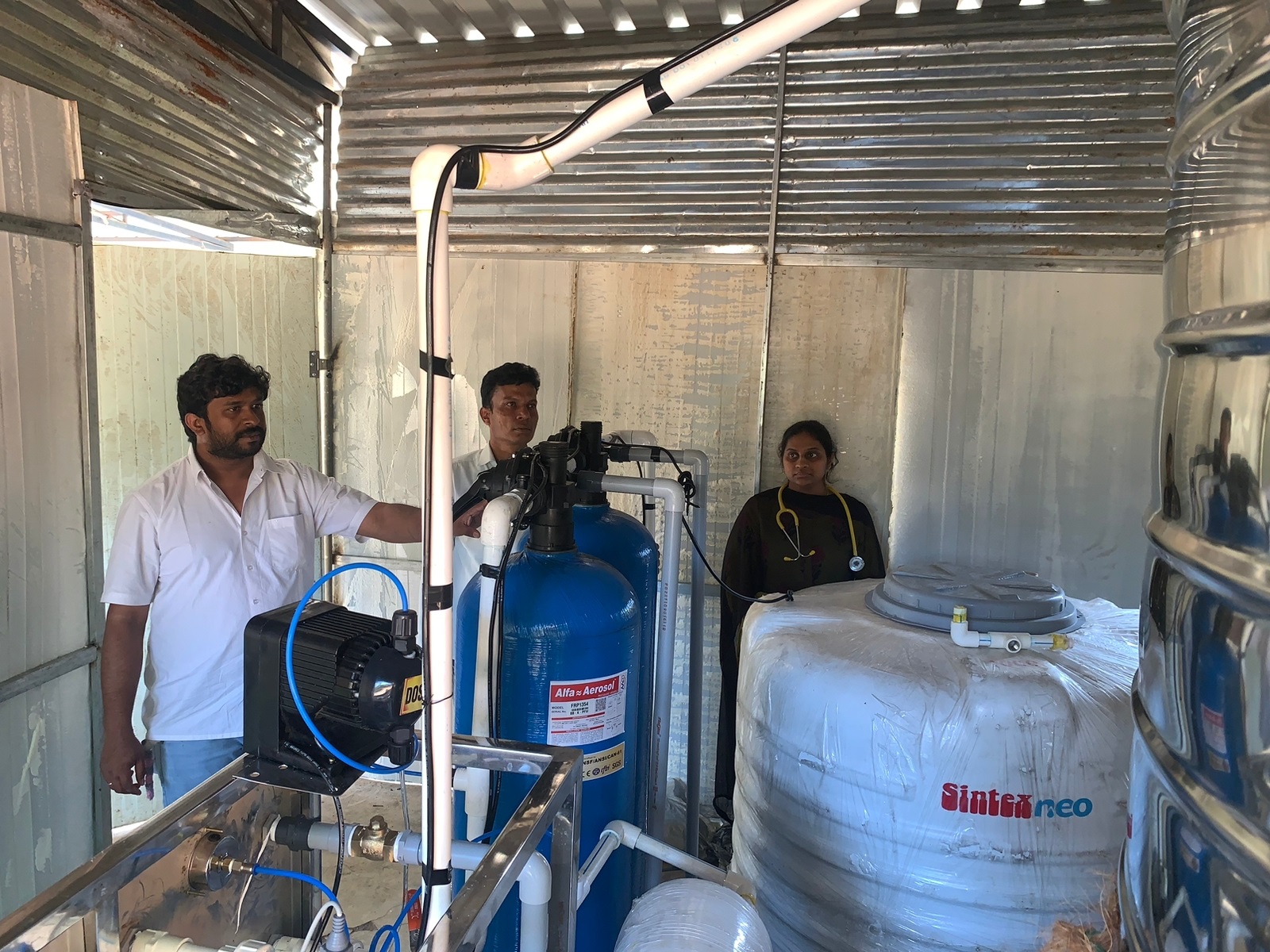 దాతల సహకారంతో మౌలిక వసతులు