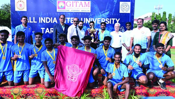 టార్గెట్‌బాల్‌ విజేత ఆంధ్ర యూనివర్సిటీ