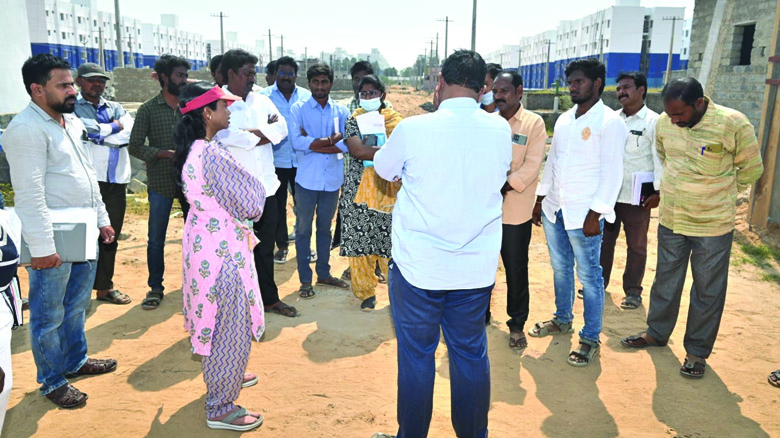 జగనన్న కాలనీ పనులు త్వరితగతిన పూర్తి