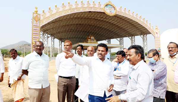 కోదండరాముని బ్రహ్మోత్సవాలకు ఏర్పాట్లు