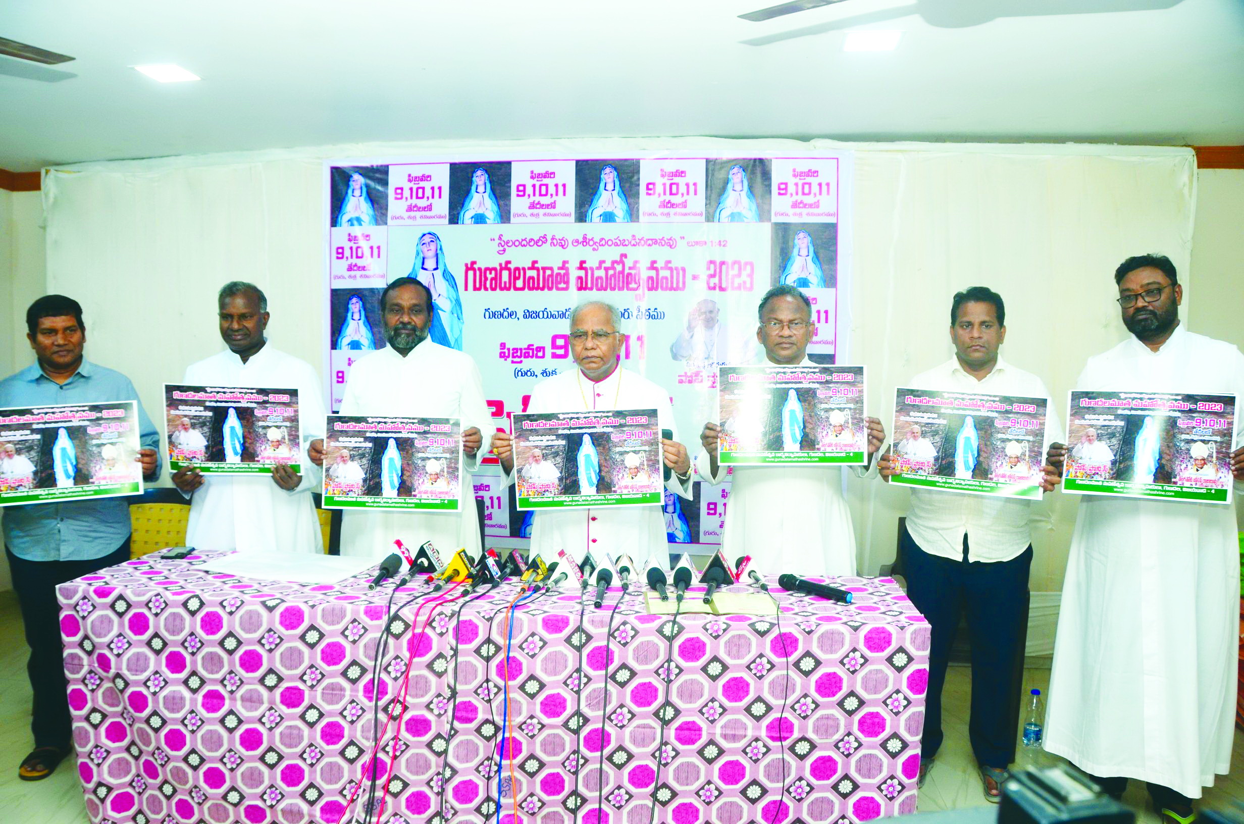 గుణదల ఉత్సవాలకు ఏర్పాట్లు పూర్తి