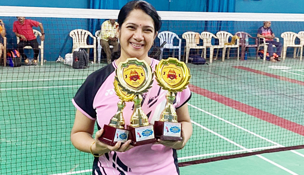 క్రీడల్లో రాణిస్తున్న కార్పొరేటర్‌ ఉషశ్రీ