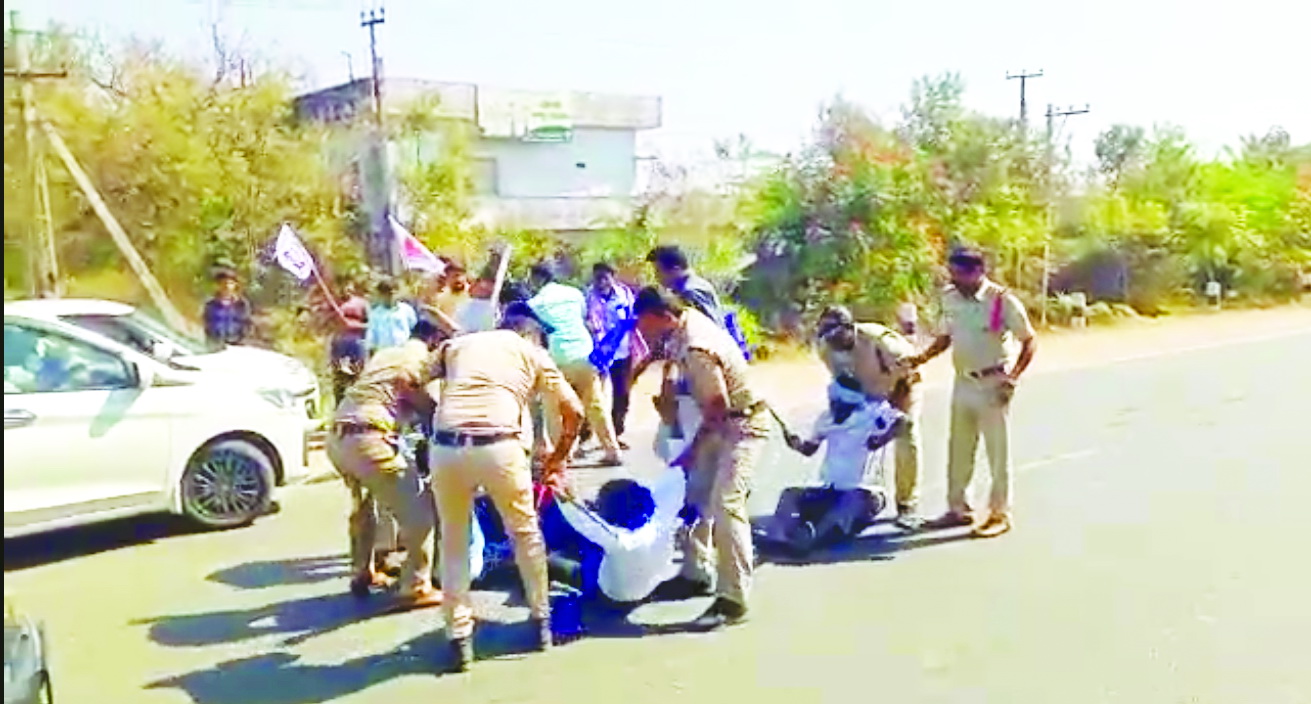 ఎస్‌సి వర్గీకరణ కోరుతూ నిరసన