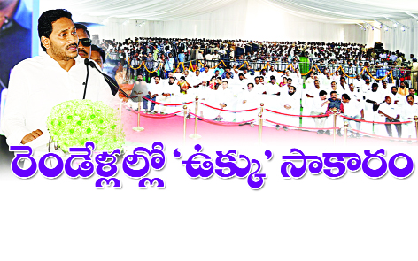 మాట్లాడుతున్న సీఎం జగన్