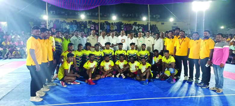 రాష్ట్రస్థాయి కబడ్డీ పోటీల విజేత ప్రకాశం