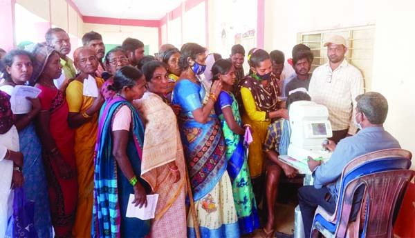 ఉచిత వైద్య శిబిరానికి స్పందన