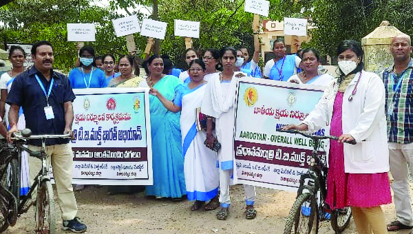 క్షయ వ్యాధి నివారణపై అవగాహన ర్యాలీలు