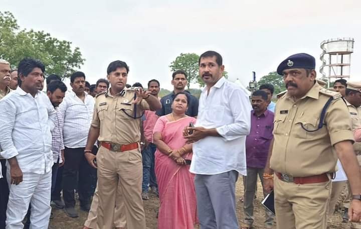 ముఖ్యమంత్రి పర్యటన ఏర్పాట్ల పరిశీలన