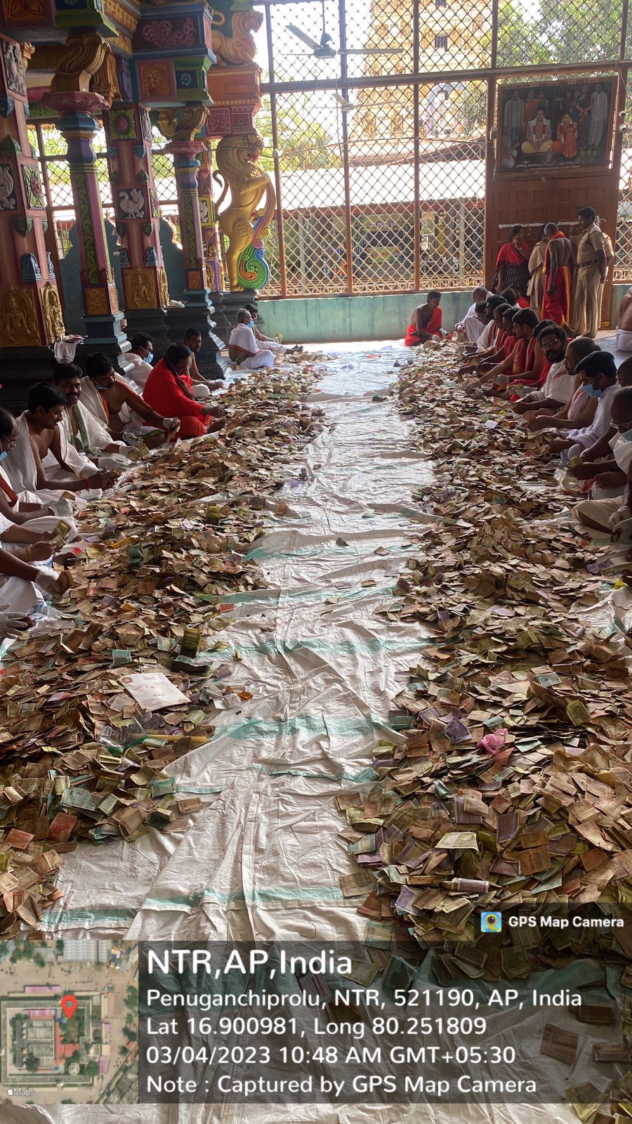 తిరుపతమ్మ హుండీ లెక్కింపు