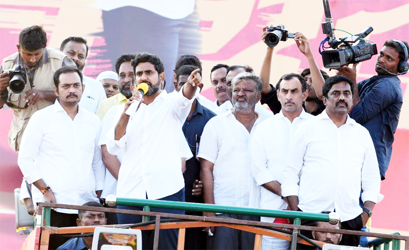 నీతి నిజాయితీకే పట్టం కట్టాలియువగళం సభలో టిడిపి జాతీయ ప్రధాన కార్యదర్శి నారా లోకేష్‌