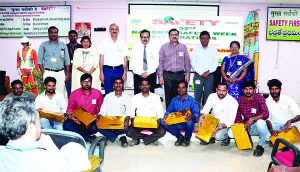 ఎన్‌టిపిసిలో ముగిసిన భద్రతా వారోత్సవాలు