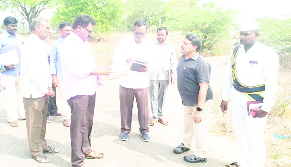 ఆటోనగర్‌ స్థలాన్ని పరిశీలించిన జేసీ
