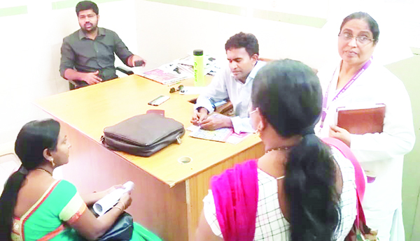 ఏరియా వైద్యశాలను సందర్శించిన  కాయకల్ప రాష్ట్ర బృందం