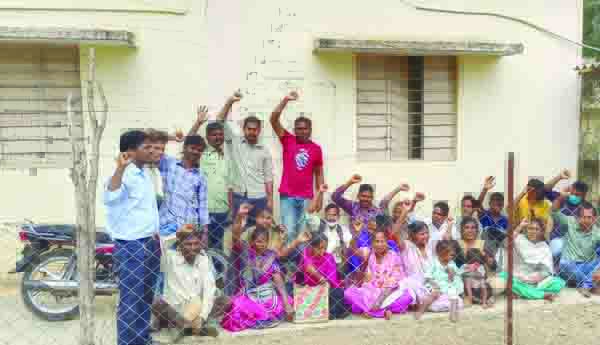 వెలుగు విఒఎల ఆందోళన