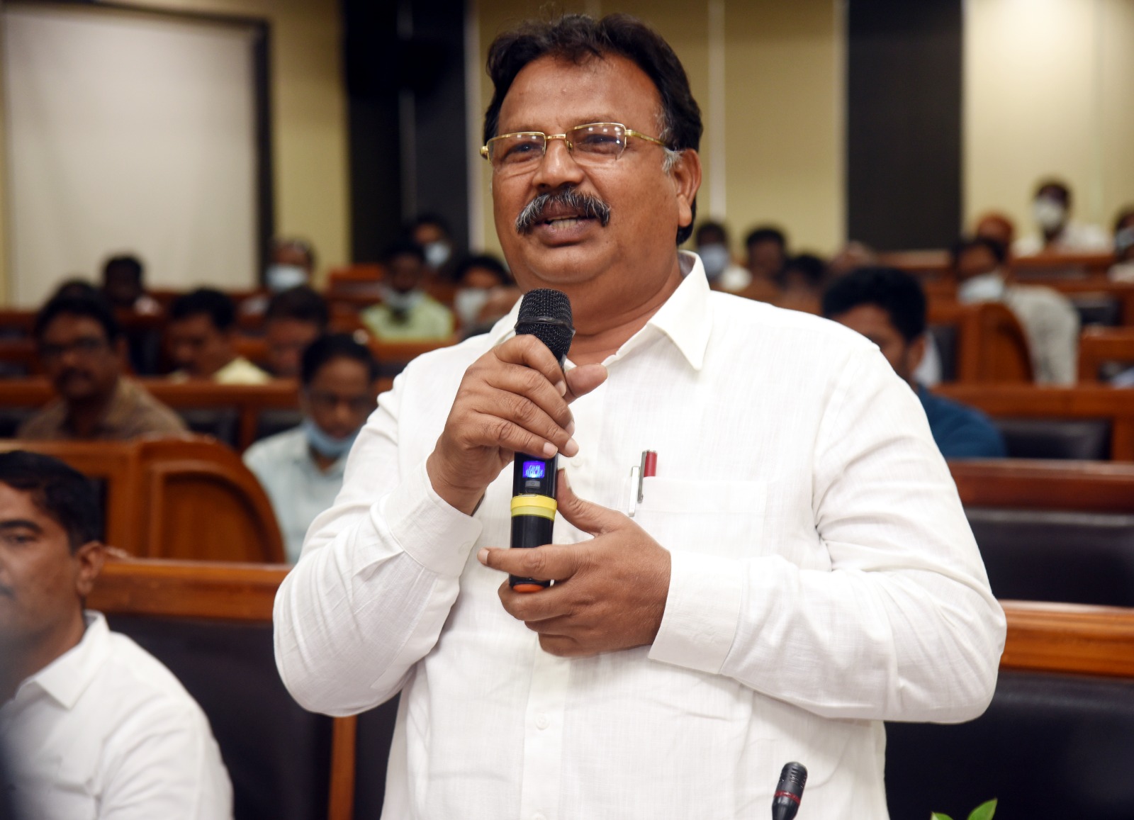 పోలవరం కాంటూరు లెక్కలు శాస్త్రీయంగా లేవు : డిఆర్‌సి సమావేశంలో ఎంఎల్‌సి షేక్‌ సాబ్జీ