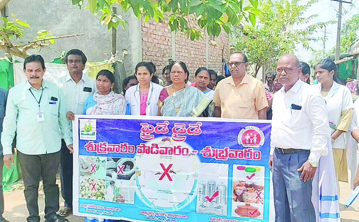 పరిసరాలు పరిశుభ్రంగా ఉంచాలి : డిఎంహెచ్‌ఒ