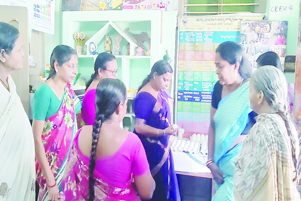 అంగన్‌వాడీ కేంద్రాల్లో ఆకస్మిక తనిఖీలు