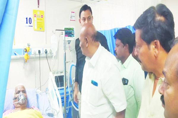 దవులూరి సుబ్బారావుకు పాము కాటు