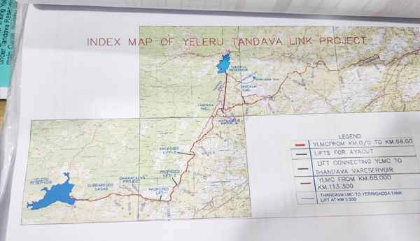 Yeleru-tandava-link-project-map
