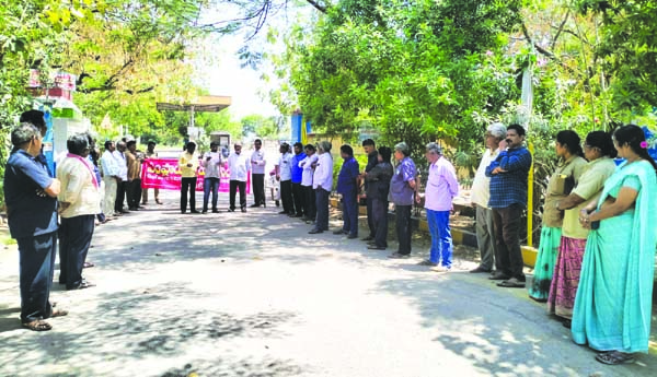 ఆర్‌టిసి కార్మికుల ధర్నా