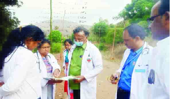 వైద్య బృందం పర్యటన