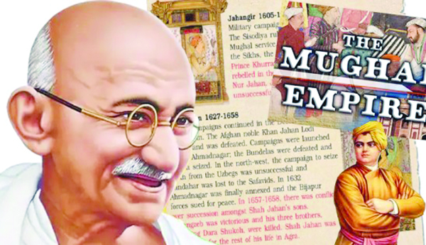 Why-are-Gandhiji-and-Mughals-being-removed