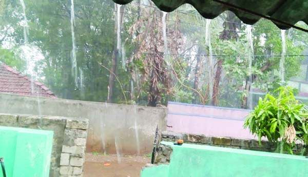 మన్యంలో వడగళ్ల వాన