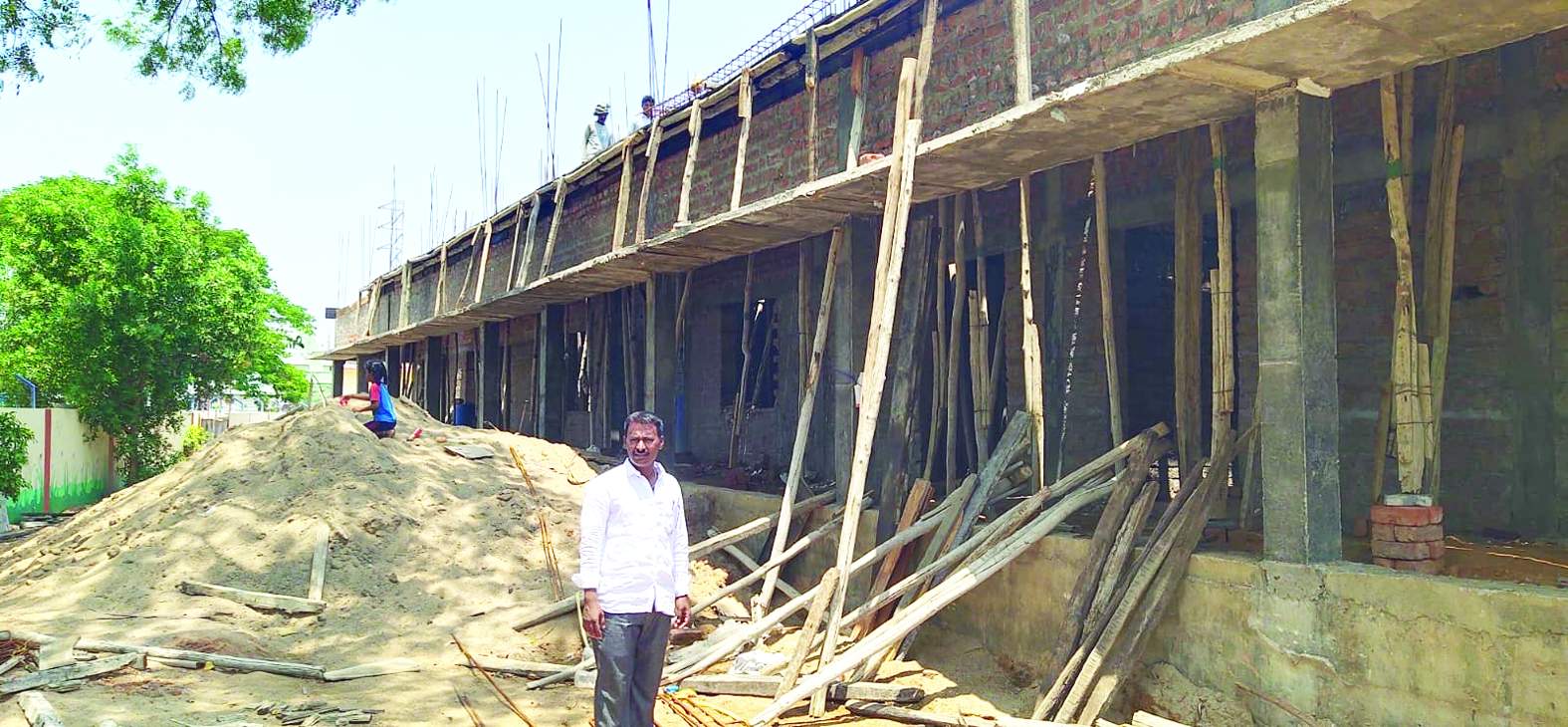 వేగంగా జరుగుతున్న గదుల నిర్మాణం