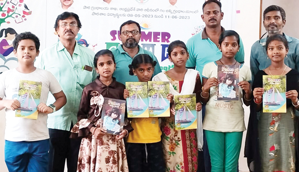 గ్రంథాలయాల్లో విద్యార్థులకు పోటీలు