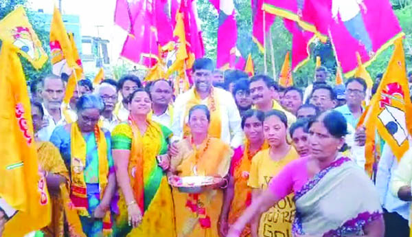 యువగళానికి మద్దతుగా సంఘీభావ పాదయాత్ర