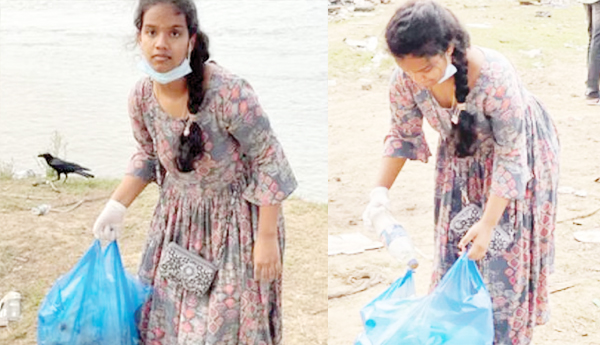 Removing-plastic-from-Godavari