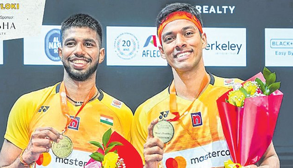 Gold for Satwik-Chirag pair