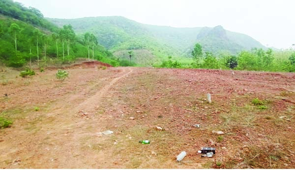 కొండ కోనల్లో జగనన్న కాలనీ